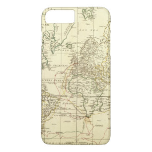 Capa iPhone 8 Plus/7 Plus Mapa do mundo 5