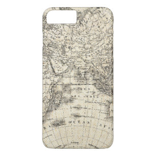 Capa Para iPhone Da Case-Mate Mapa do vintage de Europa e de Ásia
