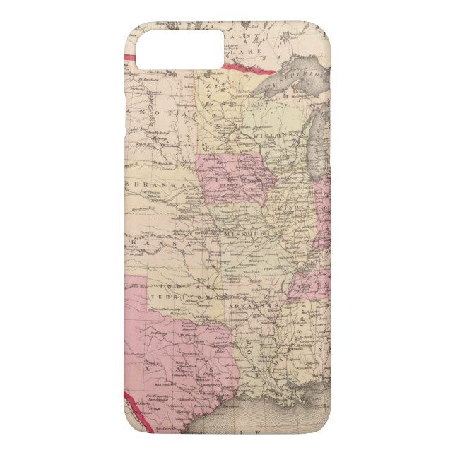 Capa Para iPhone, Case-Mate Mapa dos Estados Unidos 5 (Verso)