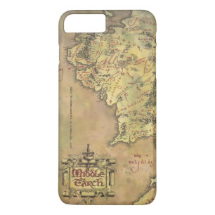 Capa iPhone 8 Plus/7 Plus Mapa MIDDLE EARTH™