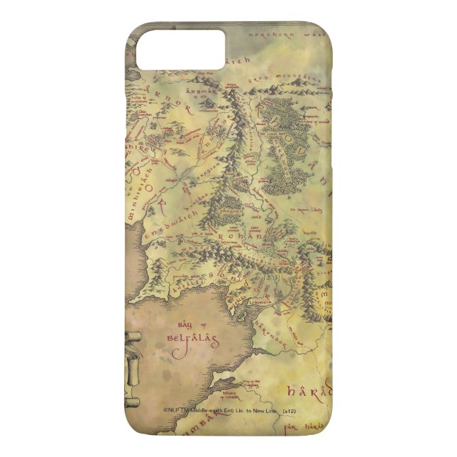 Capa Para iPhone, Case-Mate Mapa Nº 2 DA TERRA MÉDIA™ (Verso)
