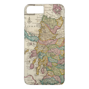 Capa Para iPhone Da Case-Mate Mapa novo e correto de Scotland e das ilhas