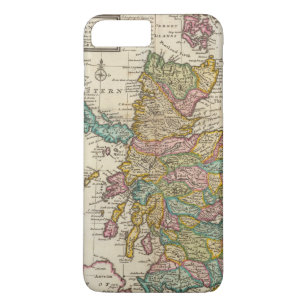 Capa Para iPhone Da Case-Mate Mapa novo e correto de Scotland e das ilhas