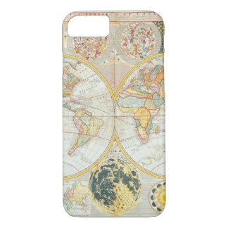 Capa Para iPhone Da Case-Mate Mapas antigos do mundo do hemisfério de