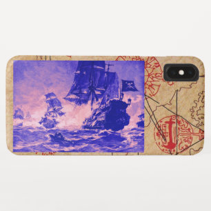 CAPA PARA iPhone DA Case-Mate MAPAS DE TRATAMENTO DE PIRATAS PIRATAS DE PIRATAS 