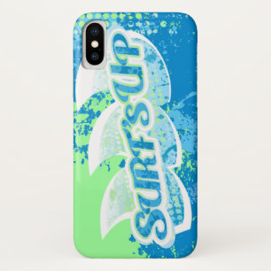Capa Para iPhone X mar azul verde surf