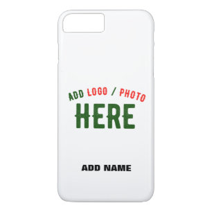 CAPA iPhone 8 PLUS/7 PLUS MARCA VERIFICADA BRANCA PERSONALIZÁVEL MODERNA