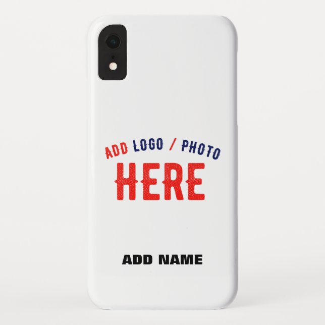 CAPA PARA iPhone, Case-Mate  MARCA VERIFICADA BRANCA PERSONALIZÁVEL MODERNA (Verso)