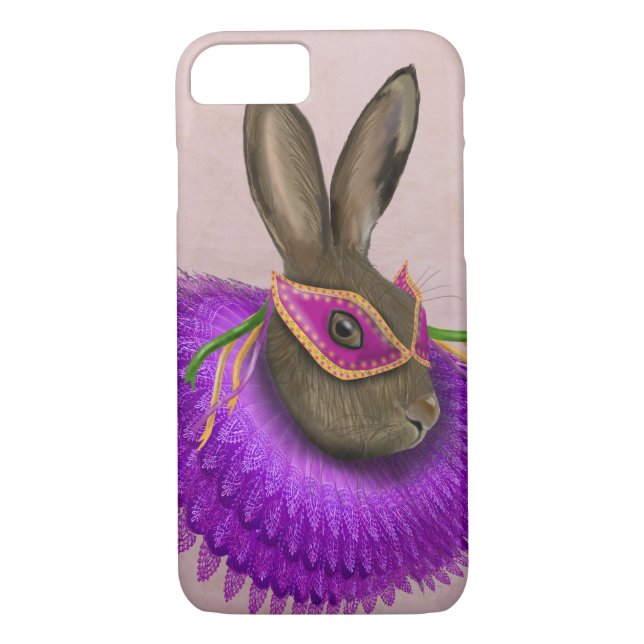 Capa Para iPhone, Case-Mate Mardi Gras Hare 4 (Verso)