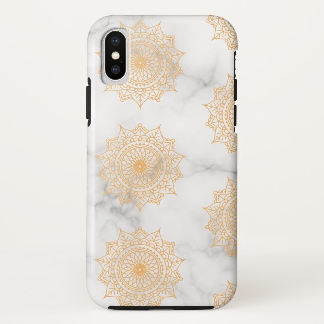Capa Para iPhone, Case-Mate mármore e Padrão Ornamentado (Verso)