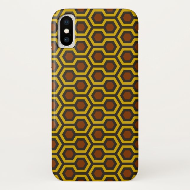 Capa Para iPhone, Case-Mate Marrom brilhante (Verso)