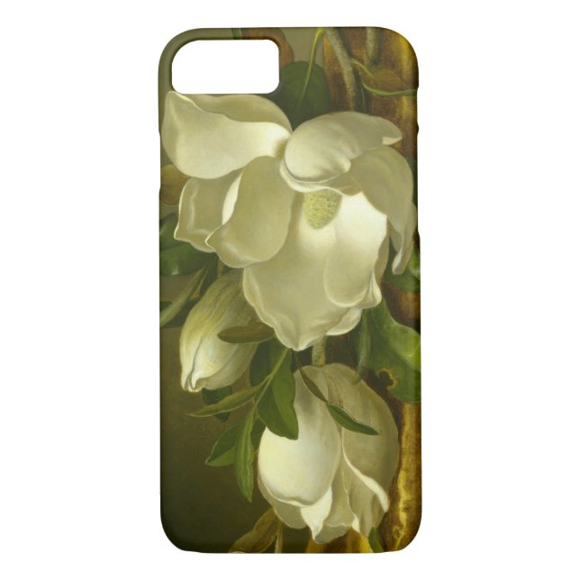 Capa Para iPhone, Case-Mate Martin Johnson Heade - Magnolias em Velvet Dourado (Verso)