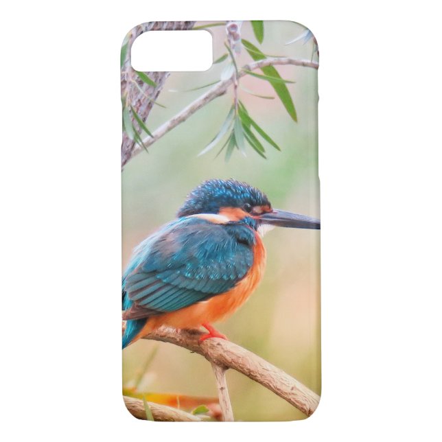 Capa Para iPhone, Case-Mate Martinho pescatore empoleirado no ramo (Verso)