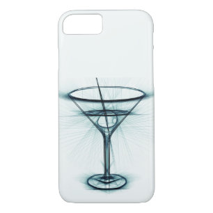 Capa iPhone 8/7 Martini Glass Sketch