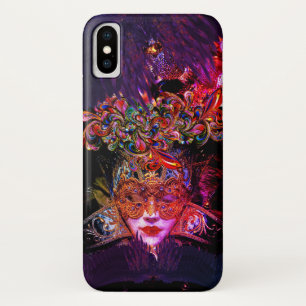 Capa Para iPhone X Máscara misteriosa de beleza de Mascarada