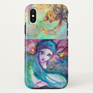 CAPA PARA iPhone XS MASCARADA VENETIANO/MÁSCARA EM AZUL