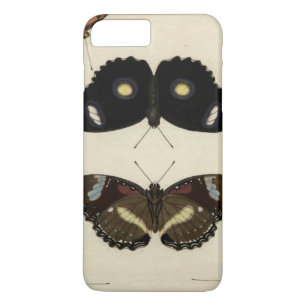 Capa iPhone 8 Plus/7 Plus Medley de Borboleta Colorida no Fundo de Cream