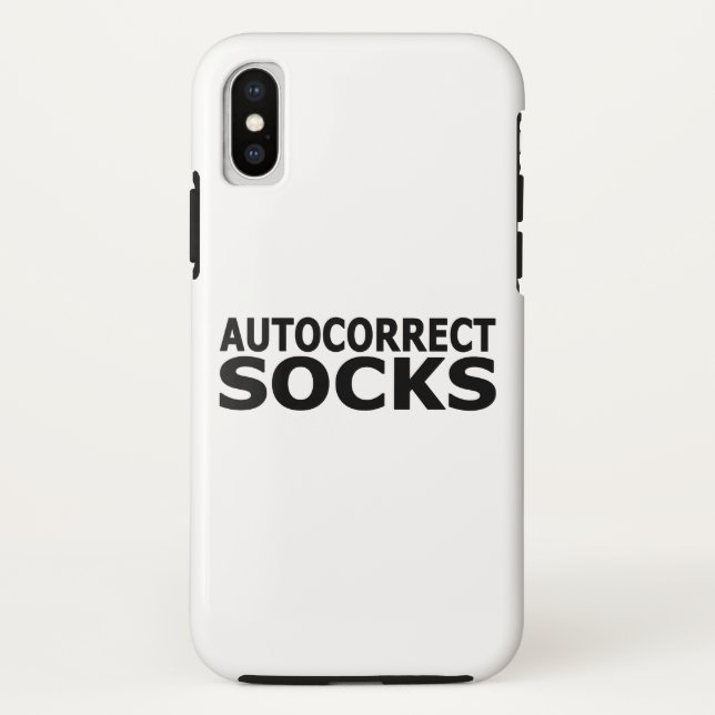 Capa Para iPhone, Case-Mate Meias de Autocorreção (Verso)