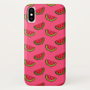 Capa Para iPhone Da Case-Mate Melancia do verão no teste padrão cor-de-rosa