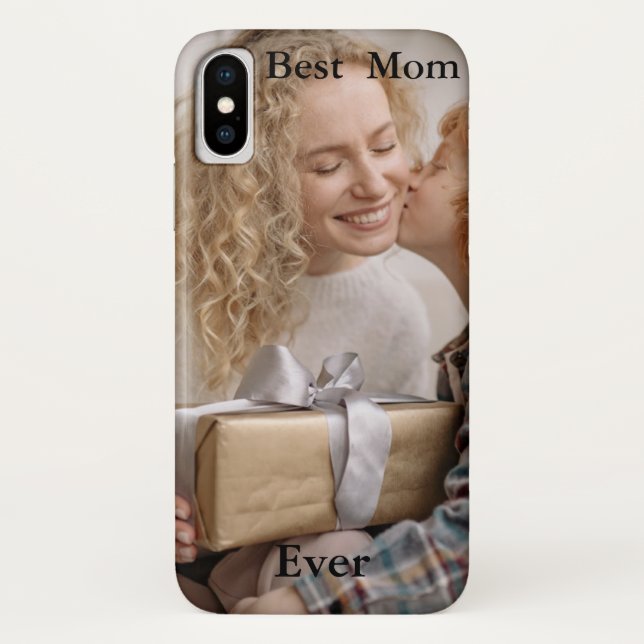 Capa Para iPhone, Case-Mate Melhor Foto de Mãe Nunca (Verso)