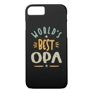 Capa iPhone 8/7 Melhor Opa do Mundo de Mens - Padre Avô Gift