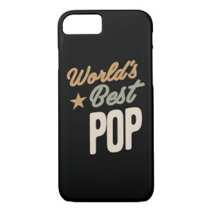 Capa iPhone 8/7 Melhor Pop do Mundo - Presentes Padre e Avô