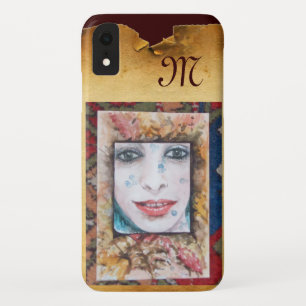 CAPA PARA iPhone XR MEMÓRIA DO OUTONO COM FOLHAS E GOTAS DA ÁGUA