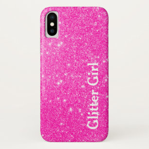 Capa Para iPhone Da Case-Mate Menina Brilho Rosa Quente Mostre Seu Brilho Glamou