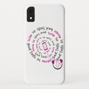 Capa Para iPhone Da Case-Mate Menina cita Bom gosto na música, mau gosto nos hom