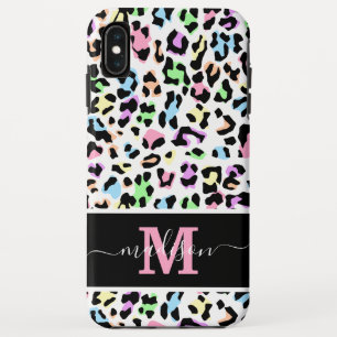 Capa Para iPhone Da Case-Mate Menina do Leopard Impresso do Monograma