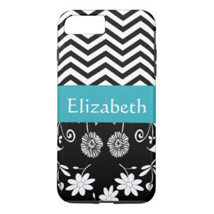Capa Para iPhone Da Case-Mate Menina Personalizada Disies & Chevron com Nome