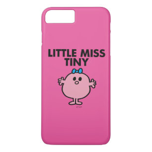 Capa iPhone 8 Plus/7 Plus Menina Tiny   Letra negra