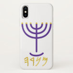 Capa Para iPhone Da Case-Mate Menorah Paleo Hebraico<br><div class="desc">Menorah Paleo Hebraico a escrever. Personalize adicionando seu próprio nome. Para fazer deste seu próprio design 'Clique para personalizar mais' ... ou 'Transferir este design' para impressão o mesmo design em um produto diferente. De onde vem o Menorah? Ela vem da Bíblia, no livro de Êxodo, no capítulo 25 verso...</div>