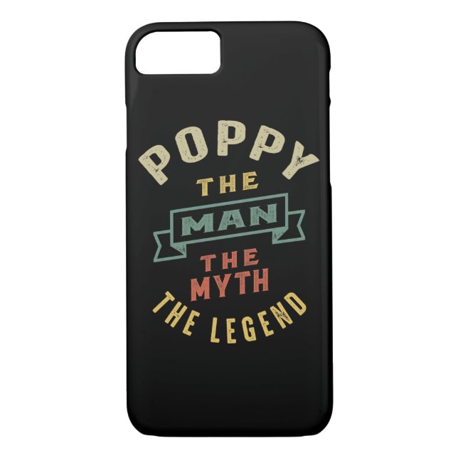 Capa Para iPhone, Case-Mate Mens Poppy O Homem Mito Legenda Que Padre Dotou (Verso)