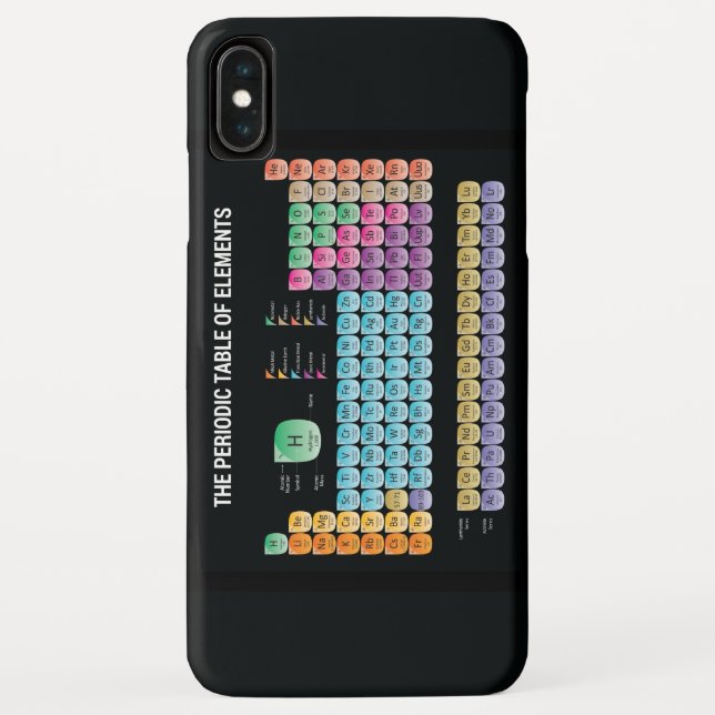 Capa Para iPhone, Case-Mate Mesa periódica dos elementos travesseiro decorativ (Verso)