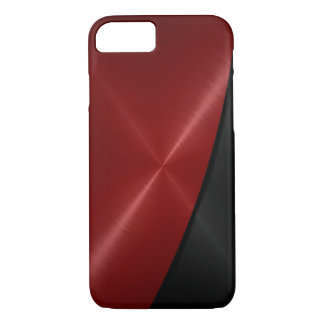 Capa Para iPhone Da Case-Mate Metal de aço inoxidável vermelho e preto