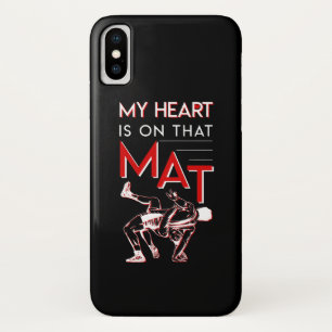 Capa Para iPhone Da Case-Mate Meu coração está nessa mamã da luta da esteira
