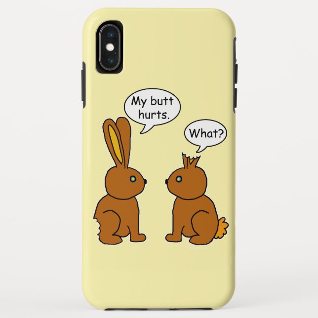 Capa Para iPhone, Case-Mate Meus danos do bumbum! - Que? (Verso)