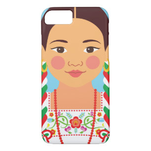 Capa iPhone 8/7 México, China Poblana Matryoshka Case
