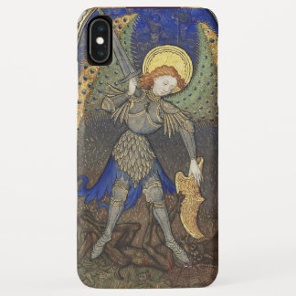Capa Para iPhone XS Max Michael, o Arcanjo com o Diabo