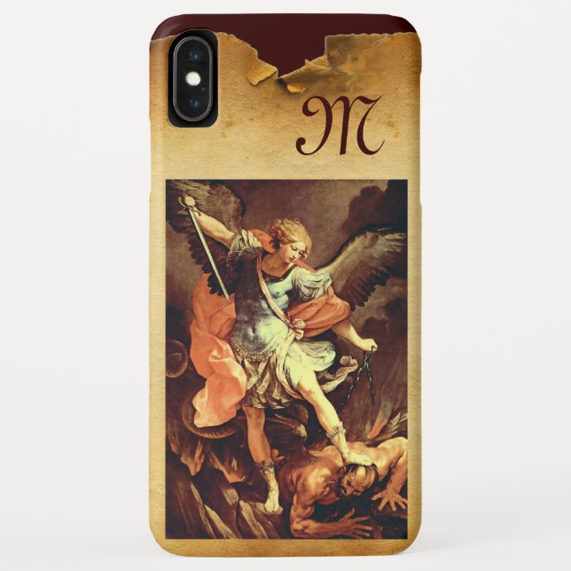Capa Para iPhone, Case-Mate Michael, o Monograma do Arcanjo (Verso)