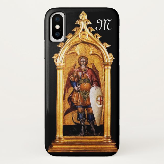 Capa Para iPhone, Case-Mate Michael, o Monograma do Arcanjo (Verso)