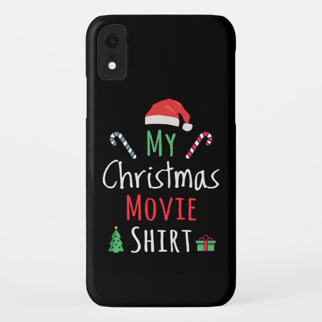 Capa Para iPhone, Case-Mate Minha Camisa De Cinema De Natal (Verso)