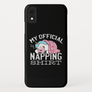 Capa Para iPhone Da Case-Mate Minha camisa de dormir - Preguiçoso Unicórnio dorm