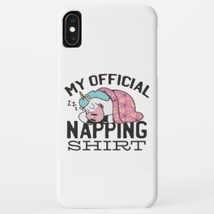 Capa Para iPhone Da Case-Mate Minha camisa de dormir - Preguiçoso Unicórnio dorm