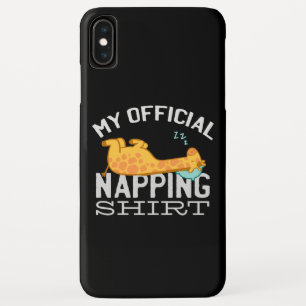 Capa Para iPhone Da Case-Mate Minha camisa oficial de dormir - Girafa preguiçosa