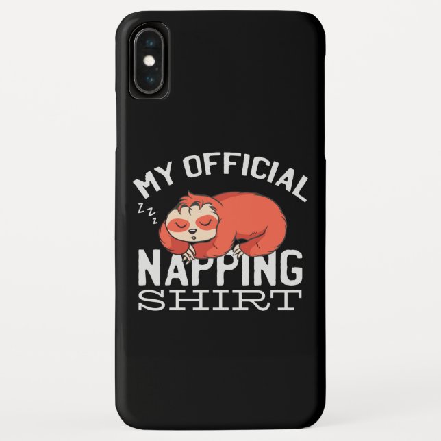 Capa Para iPhone, Case-Mate Minha camisa oficial para soneca Sloth (Verso)