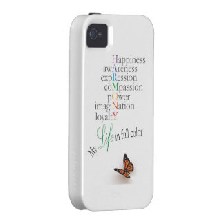 Capa Para iPhone 4/4S Minha vida na cor completa