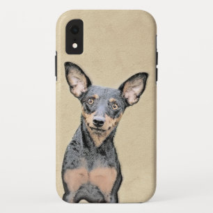 Capa Para iPhone Da Case-Mate Miniatura Pinscher Pintando Bela Arte Original de
