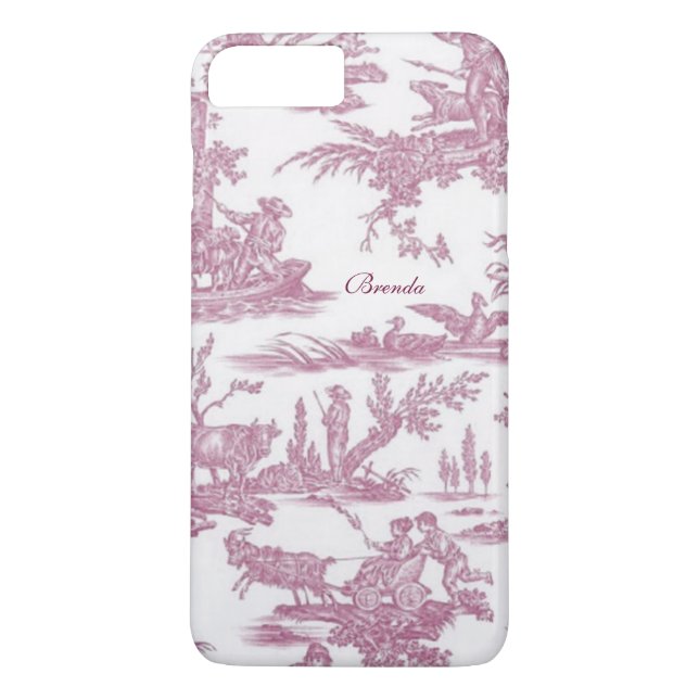 Capa Para iPhone, Case-Mate Minicaso de Toiles Francês Personalizado iPhone 7  (Verso)